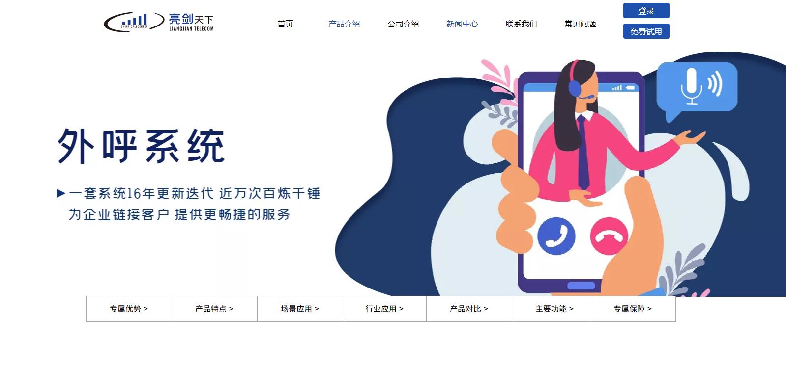 亮剑天下外呼系统