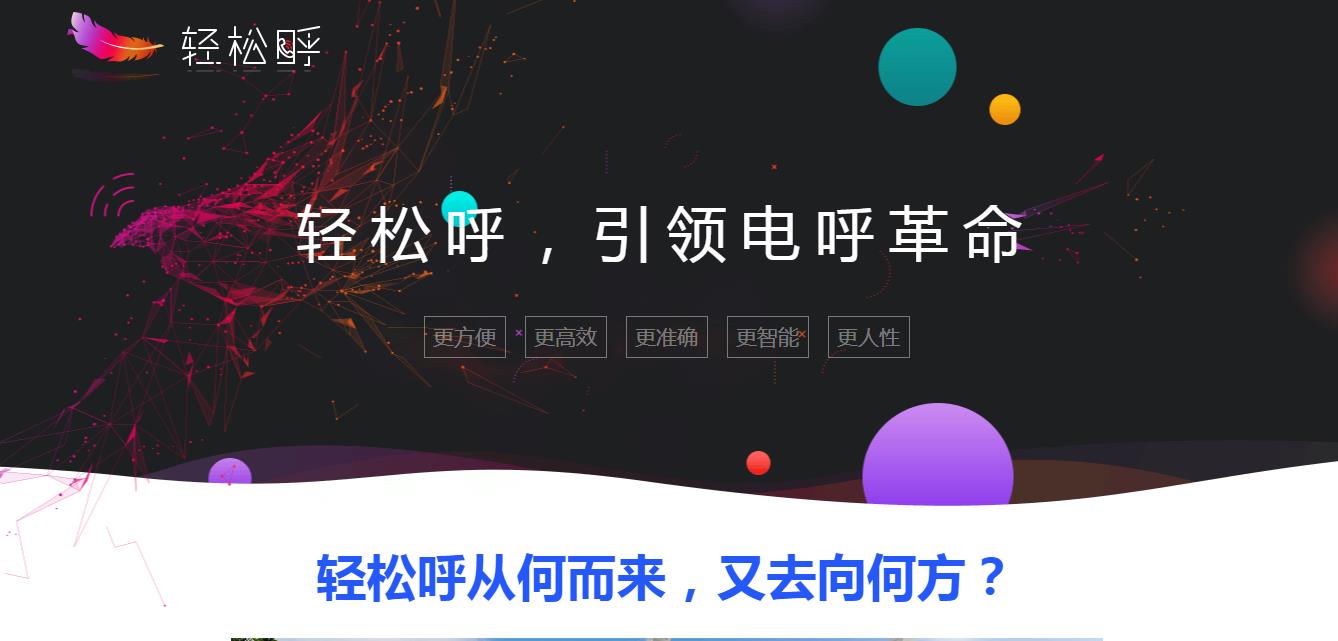 轻松呼智能电话机器人