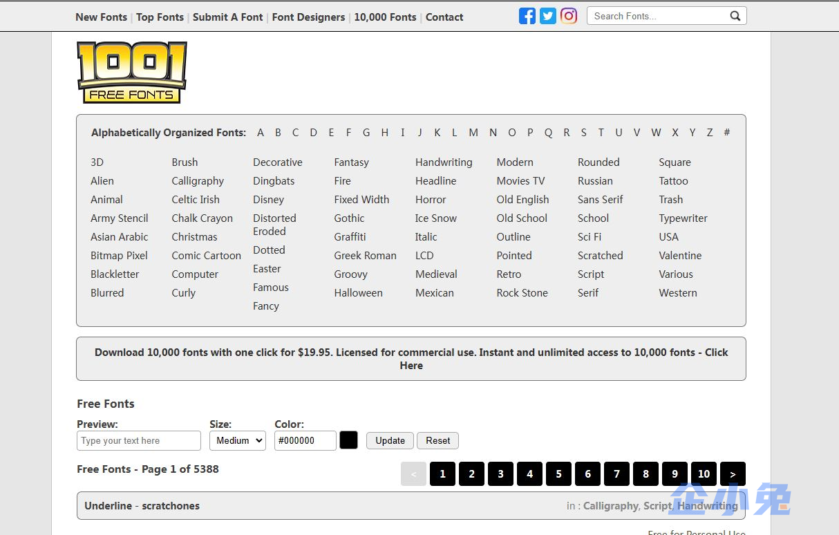 1001 free fonts插图 1001 free fonts插图