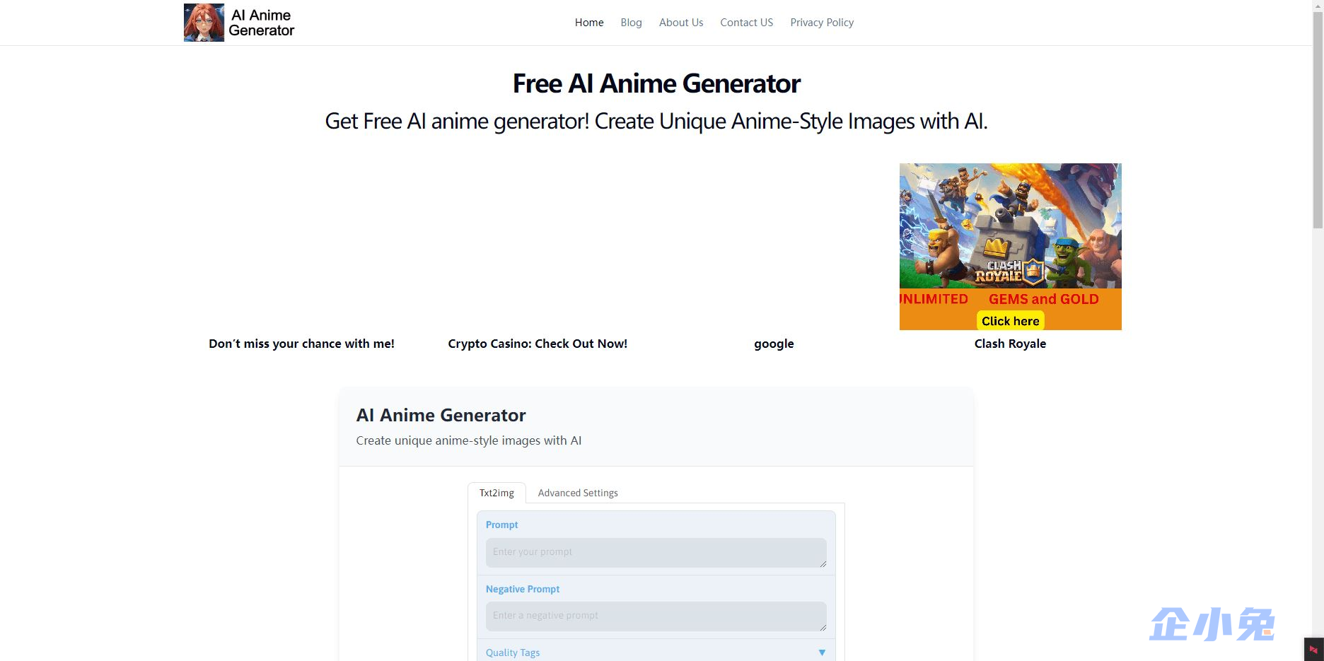AI Anime Generator