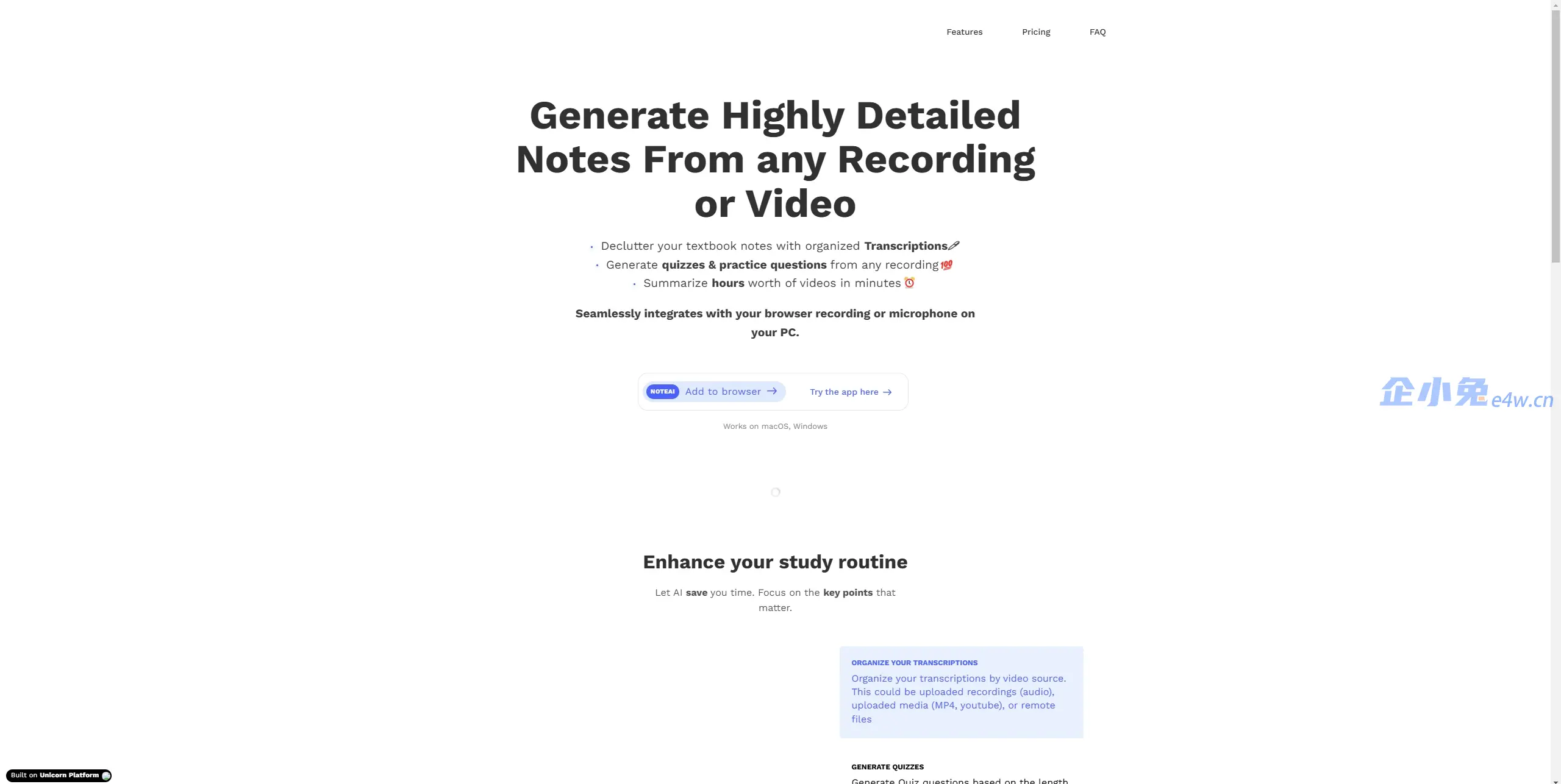 Note: AI Note Taker