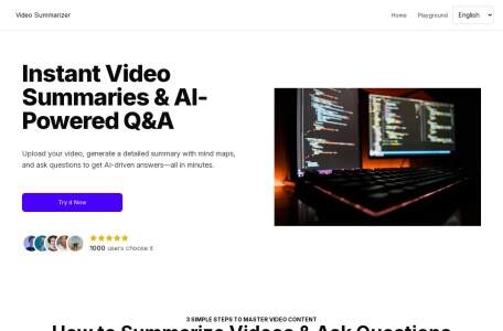 Video Summarizers AI